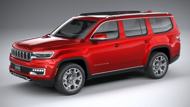 Jeep Wagoneer 2022 3D 모델 .c4d .max .obj .3ds .fbx .stl .blend