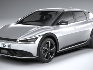 Kia EV6 2022 3D 모델