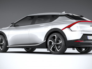 Kia EV6 2022 3D 모델