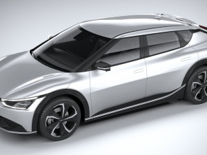 Kia EV6 2022 3D 모델