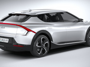 Kia EV6 2022 3D 모델