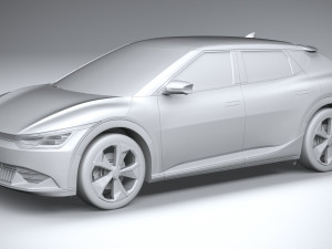 Kia EV6 2022 3D 모델