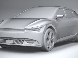 Kia EV6 2022 3D 모델