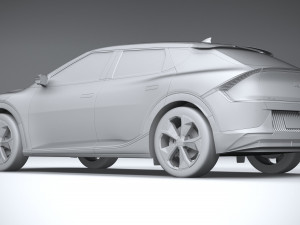Kia EV6 2022 3D 모델