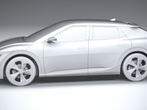 Kia EV6 2022 3D 모델
