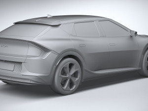 Kia EV6 2022 3D 모델