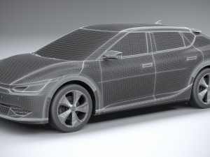 Kia EV6 2022 3D 모델
