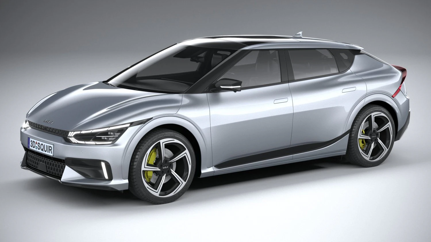 Kia EV6 GT 2022 3D Model .c4d .max .obj .3ds .fbx .stl .blend 