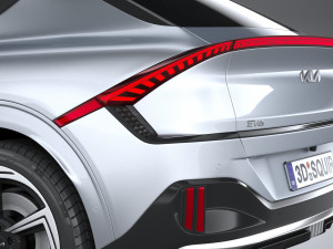 Kia EV6 GT 2022 3D Модель