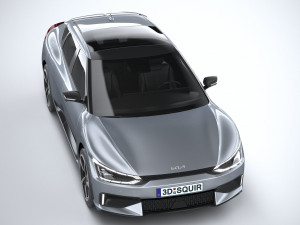 Kia EV6 GT 2022 3D Модель