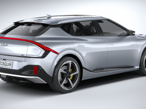 Kia EV6 GT 2022 3D Модель