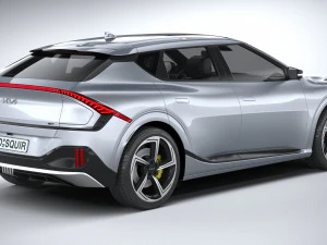 Kia EV6 GT 2022 3D Model