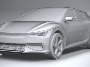 Kia EV6 GT 2022 3D Model