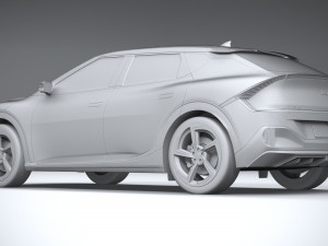Kia EV6 GT 2022 3D Модель