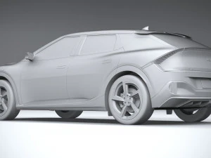Kia EV6 GT 2022 3D Model