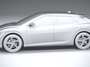 Kia EV6 GT 2022 3D Модель