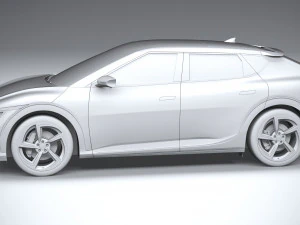 Kia EV6 GT 2022 3D Model