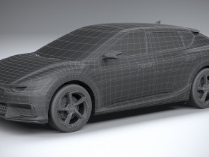 Kia EV6 GT 2022 3D Модель
