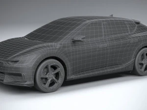 Kia EV6 GT 2022 3D Model