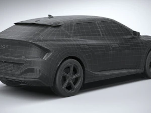 Kia EV6 GT 2022 3D Model
