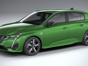 Peugeot 308 2022 Modello 3D