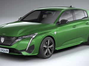 Peugeot 308 2022 Modelo 3D
