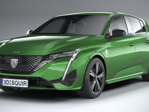Peugeot 308 2022 Modelo 3D