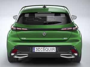 Peugeot 308 2022 Modelo 3D