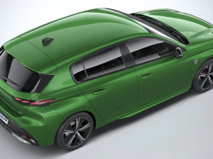 Peugeot 308 2022 3D Model