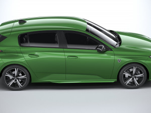 Peugeot 308 2022 Modelo 3D