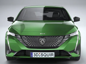 Peugeot 308 2022 3D Model