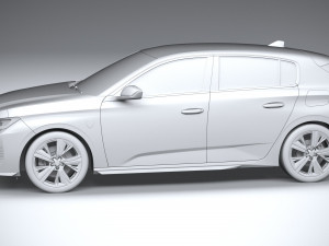 Peugeot 308 2022 Modelo 3D