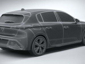Peugeot 308 2022 Modelo 3D