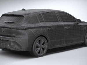 Peugeot 308 2022 Modelo 3D