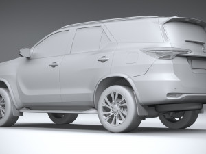 Toyota Fortuner V2 2021 Modelo 3D
