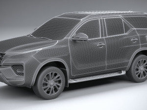 Toyota Fortuner V2 2021 Modelo 3D