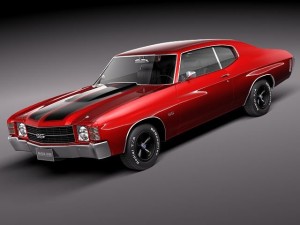 Chevrolet Chevelle 1971 3D Model