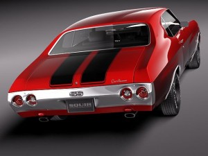 Chevrolet Chevelle 1971 3D Model