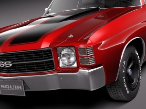 Chevrolet Chevelle 1971 3D Model