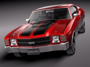 Chevrolet Chevelle 1971 3D Model