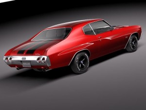 Chevrolet Chevelle 1971 3D Model