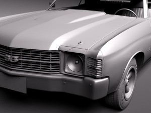 Chevrolet Chevelle 1971 3D Model