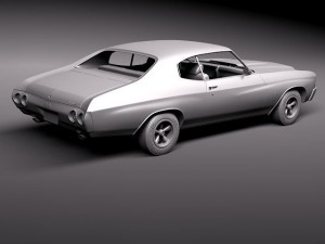 Chevrolet Chevelle 1971 3D Model
