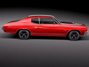 Chevrolet Chevelle 1971 3D Model