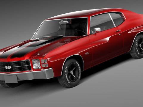 Chevrolet Chevelle SS 1971 Model 3D