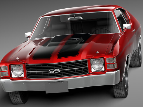 Chevrolet Chevelle SS 1971 3D Model
