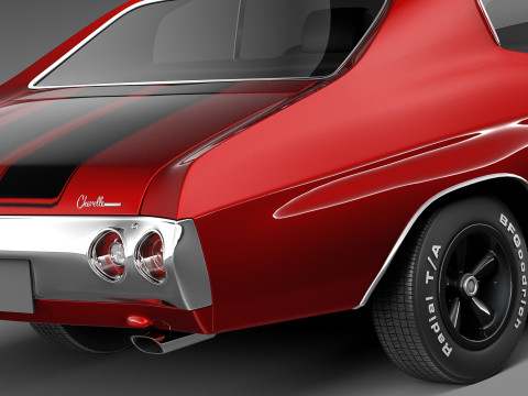 Chevrolet Chevelle SS 1971 3D Model
