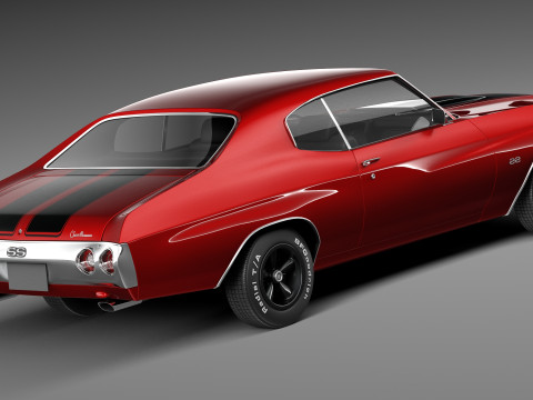 Chevrolet Chevelle SS 1971 3D Model