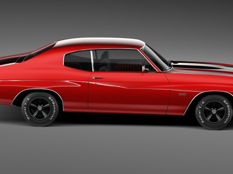 Chevrolet Chevelle SS 1971 3D Model