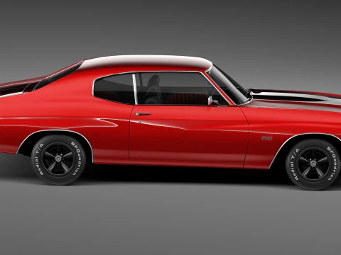 Chevrolet Chevelle SS 1971 3D Model
